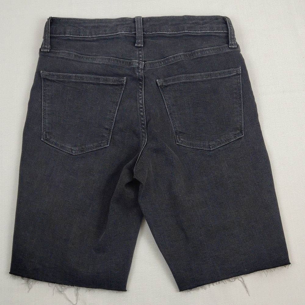 Universal Thread High Rise Bermuda Jean Shorts 00 New - Picture 4 of 7